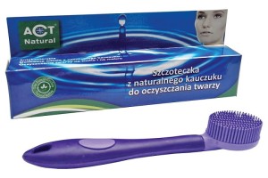 Act natural Kauczukowa szczoteczka do oczyszczania twarzy